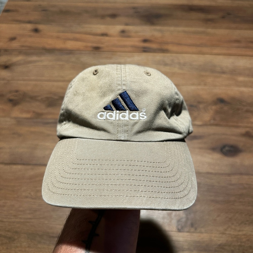 Adidas Khaki Tan Baseball Hat Mens OSFM